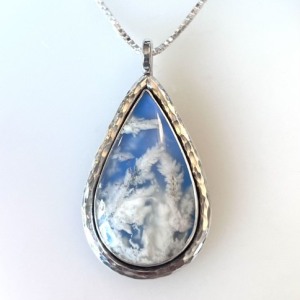 Plume-agate-doublet